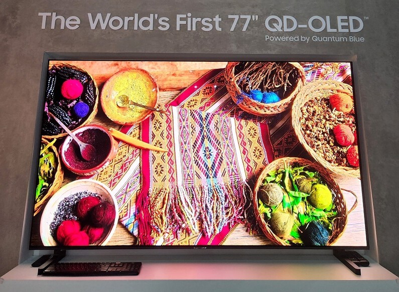 Samsung Display anuncia el primer panel QD-OLED de 77 pulgadas, antesala de los televisores que veremos en 2023
