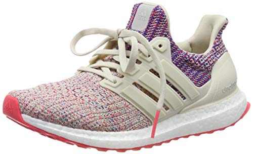 Adidas Ultraboost W, Zapatillas de Running para Mujer, Marrone Clear Brown/Shock Red/Active Blue, 37 1/3 EU