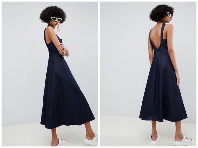 Vestido Vaquero Oscuro