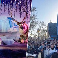 La llegada del mundo de 'Frozen' a Disneyland París: gente corriendo, cuatro horas de cola y una nueva atracción imprescindible