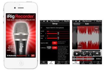 iRig Recorder, grabación de audio profesional para IOS