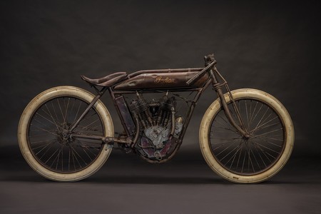 Hace cien años se fabricó esta Indian de carreras de 1.000 cc con 7 CV, y ahora vuelve a estar en venta
