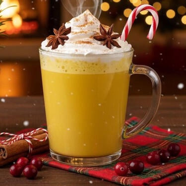 Prueba la golden milk navideña: la bebida reconfortante y ligera que brillará en tus reuniones