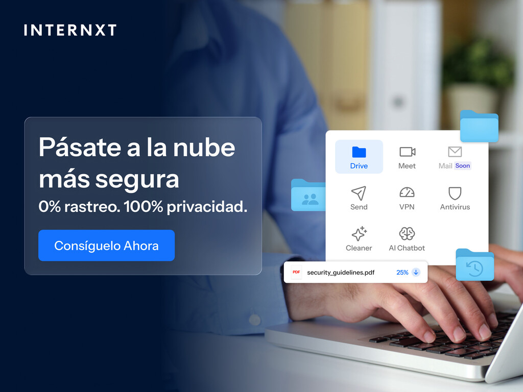 Internxt vuelve de nuevo a la carga con su promo estrella: 1 TB de almacenamiento en la nube, VPN y antivirus por 16 euros al año 