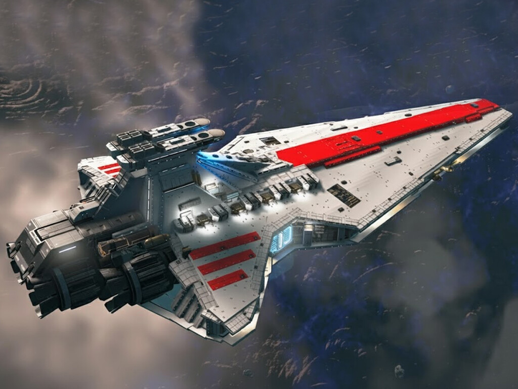 Aunque no te lo creas, este destructor enorme de Star Wars ha sido construido en No Man's Sky y ha costado 30 horas  Aunque no te lo creas, este destructor enorme de Star Wars ha sido construido en No Man's Sky y ha costado 30 horas