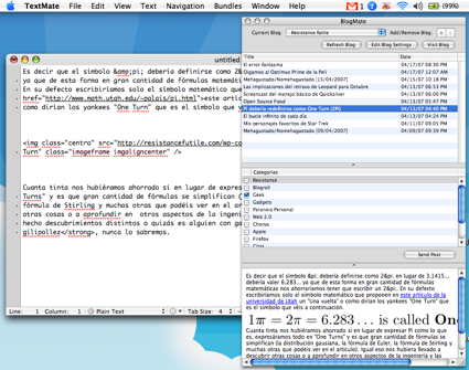 BlogMate un plug-in para bloguear desde TextMate