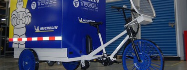 Michelin está obsesionada con los neumáticos sin aire: el último para triciclos eléctricos de reparto 