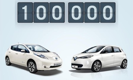 Alianza Renault-Nissan 100.000 vehículos eléctricos vendidos a nivel global