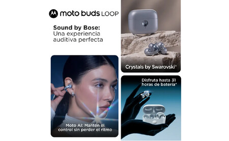 Audifonos Motorola Moto Buds Loop Swarovski By Bose