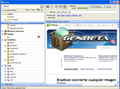 Eluma, un completo software de administración de marcadores