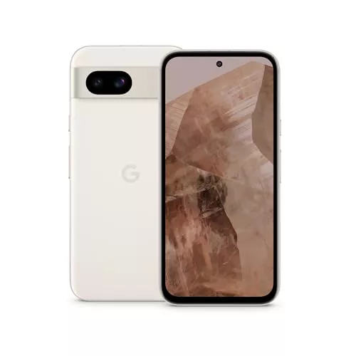 Google Pixel 8a - Smartphone Android Libre con Cámara Pixel Avanzada, batería de 24 Horas de duración y potentes Funciones de Seguridad - Porcelana, 128GB (Reacondicionado)