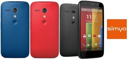 Precios Motorola Moto G con Simyo y comparativa con Movistar y Yoigo