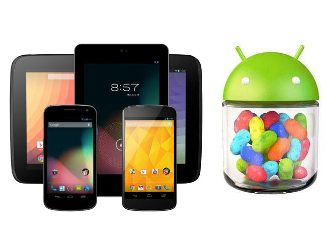 Galaxy Nexus, Nexus 4, Nexus 7 y Nexus 10