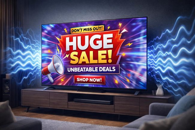 volumen anuncios en TV Samsung
