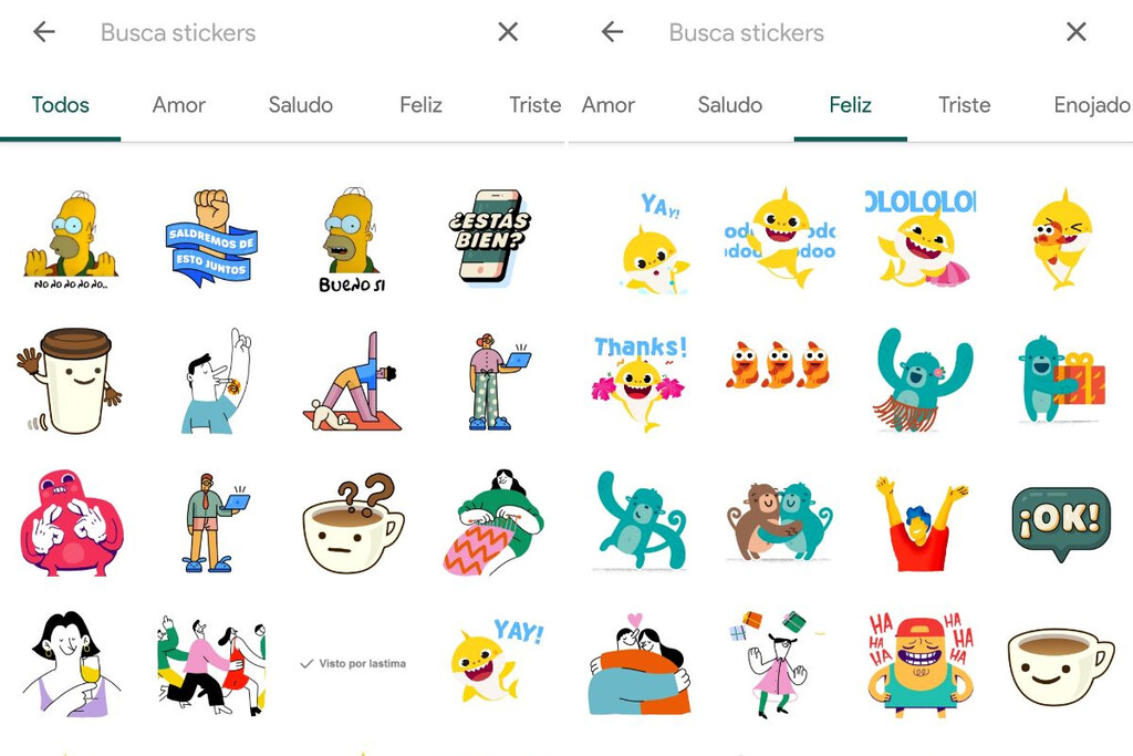 WhatsApp añade un buscador de stickers y un nuevo paquete animado en su beta para Android