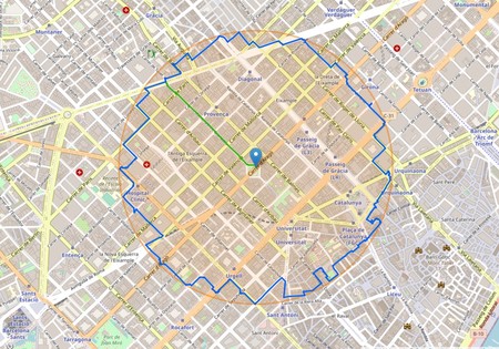 Esta web te crea el paseo más largo posible en un kilómetro alrededor de tu casa