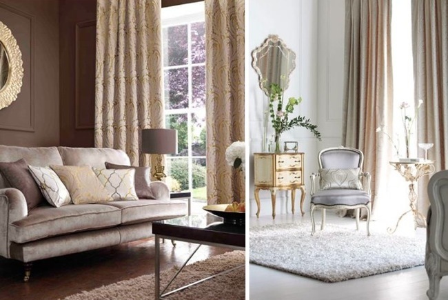 Inspiración barroca y tonos dorado y plateado en muebles y ...