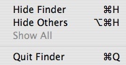 Añade la opción de Cerrar el Finder