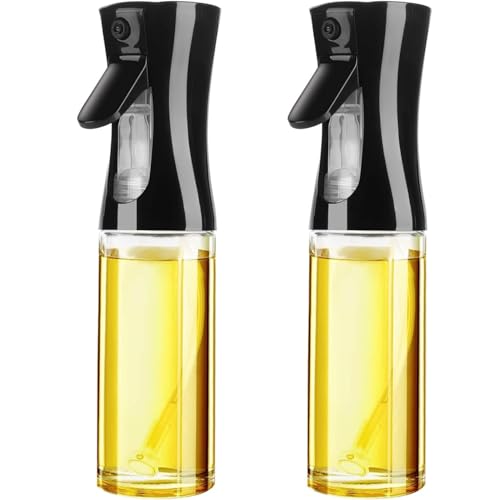 KROWN - Set de 2 Pulverizadores de Aceite de Cristal