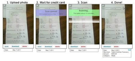 Escaneo de recibos de Expensify