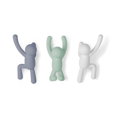 Original set de tres percheros de pared Umbra Buddy por 13,90 euros en Amazon