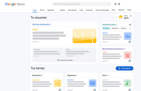 Google News ya está de vuelta en España ocho años después: así la puedes usar en Android