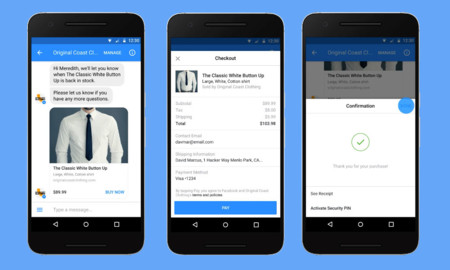 Chatear y pagar sin salir de Facebook Messenger: los bots soportarán pagos integrados