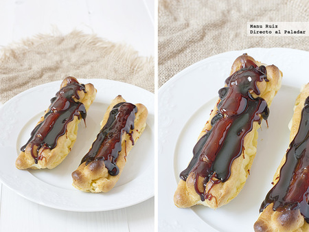 Palos de crema. Receta