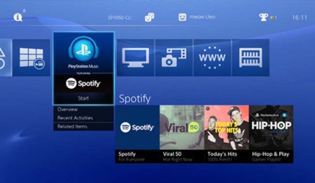 Ya podemos disfrutar de Spotify en nuestro PlayStation
