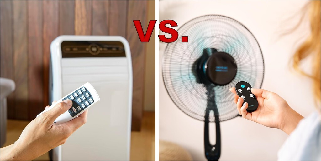 Usar todo el día un ventilador o un refrigerador evaporativo sale barato: esto es lo que te cuesta en la factura de la luz de junio 