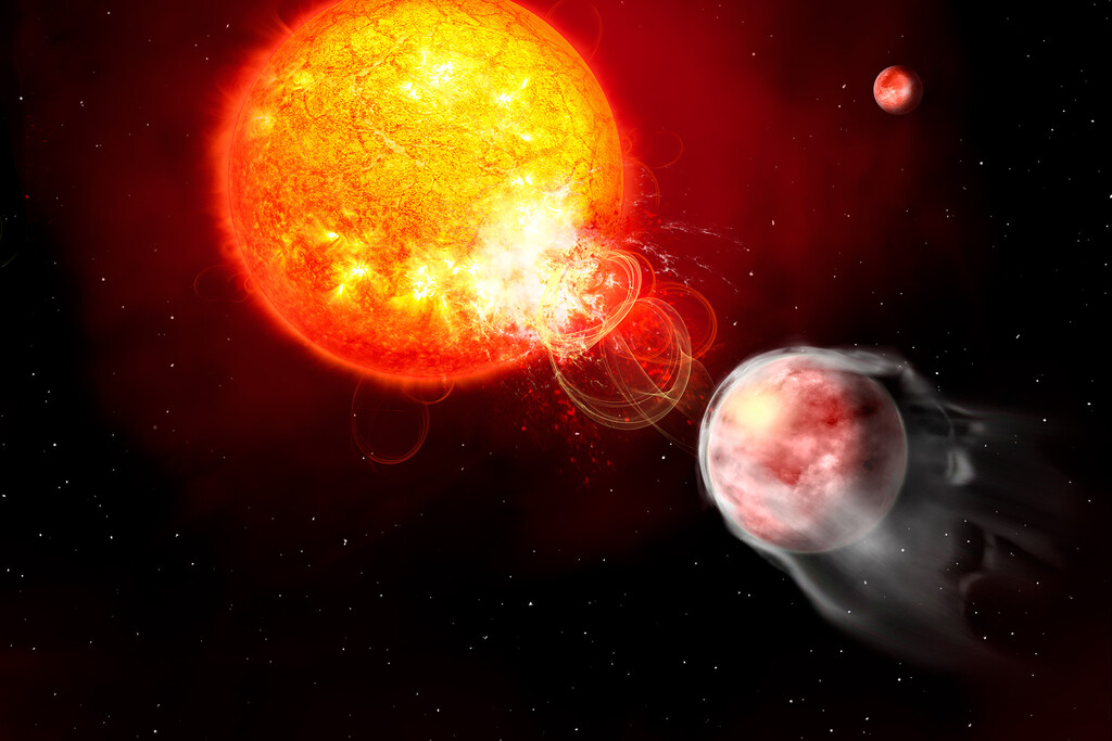 La relación más tóxica del universo la tienen este planeta y su estrella. Y la cosa va a acabar mal para el planeta