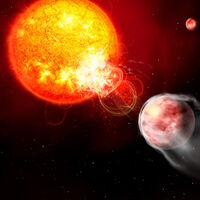 Puede que la Tierra esté mal, pero al menos no es un exoplaneta que se suicida estrellándose contra su propia estrella