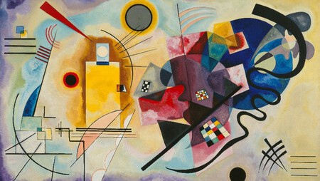 Gelb-Rot-Blau [Amarillo-Rojo-Azul], detalle (1925) de Wassily Kandinsky