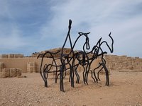 Las ruinas romanas de la antigua Cesárea, en Israel