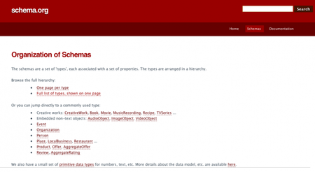 Schema.org, microdatos para ayudar a los buscadores a indexar mejor los sitios web