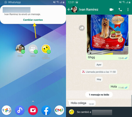 Cambiarcuentanotificacion