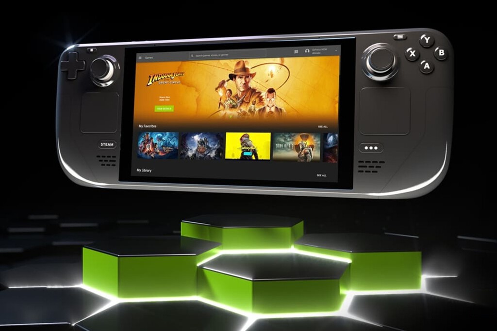 Steam Deck ya tiene Ray Tracing a 4K, pero no como te lo imaginas: la app oficial de GeForce Now ya está disponible en la portátil de Valve 