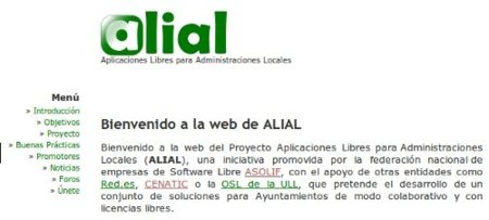 Proyecto ALIAL, fomentando el software libre en las administraciones locales