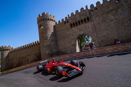Leclerc Baku F1 2023