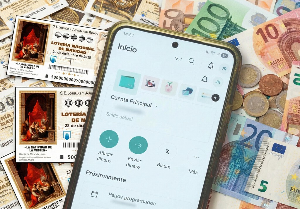 La teoría dice que puedes cobrar la lotería por Bizum. En la práctica no es tan fácil