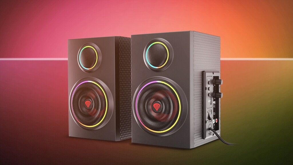 Genesis presenta los Helium 300BT ARGB, unos altavoces de escritorio con luces LED RGB para amenizar tus partidas