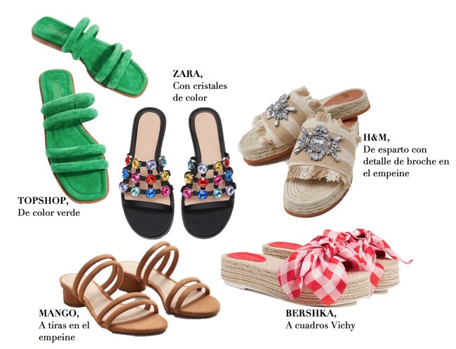 Sandalias Planas Primavera Verano 2018