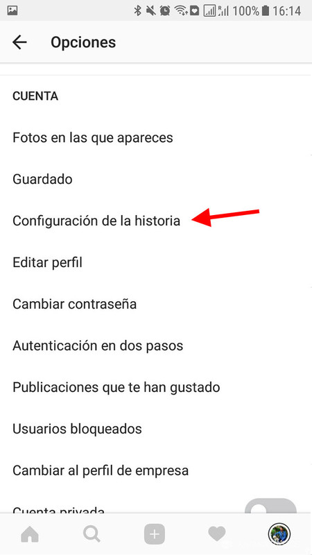 Configuracion Historia