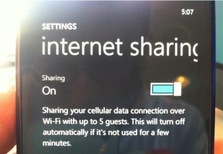Sólo los nuevos Windows Phones 7.5 (Mango) tendrán hotspot WiFi