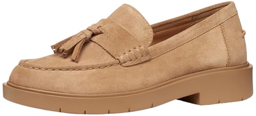 Geox Mocasines para Mujer D Spherca EC1 B A, Beige, 38 EU