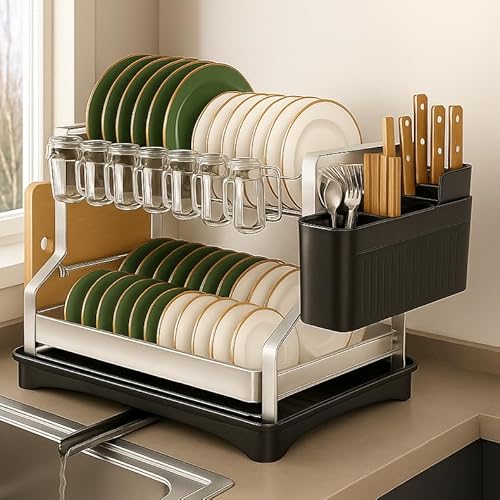 SerkaHome Escurreplatos Acero Inoxidable 