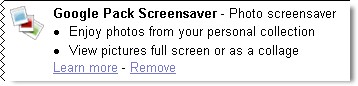 Como instalar Google Screensaver sin usar Google Pack