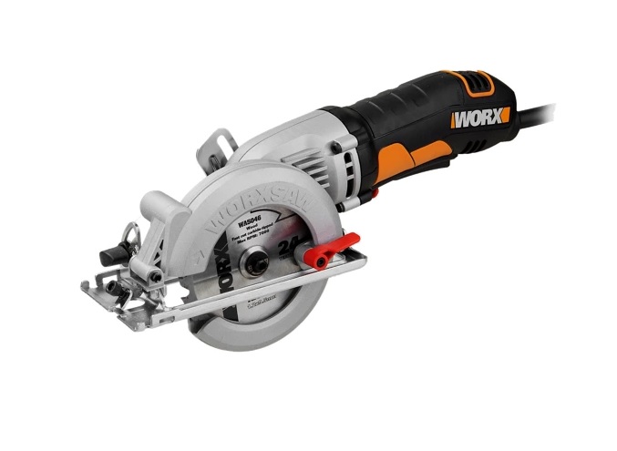 Sierra circular con cable WORX de 400 w y 2 kg de peso