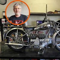 Un mecánico italiano ha resucitado un tipo de moto que creíamos perdida: usa motor V8 y llevaba casi 90 años olvidada 