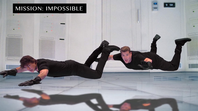 Tom Cruise y James Corden